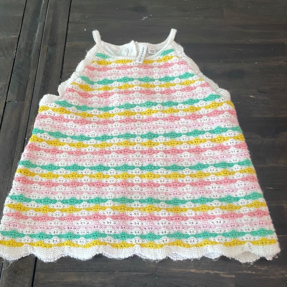girls janie and jack colorful tank top brand new without tags